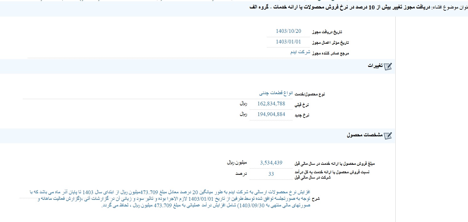 مهمترین اخبار کدال در ۲۲ دی ۱۴۰۳